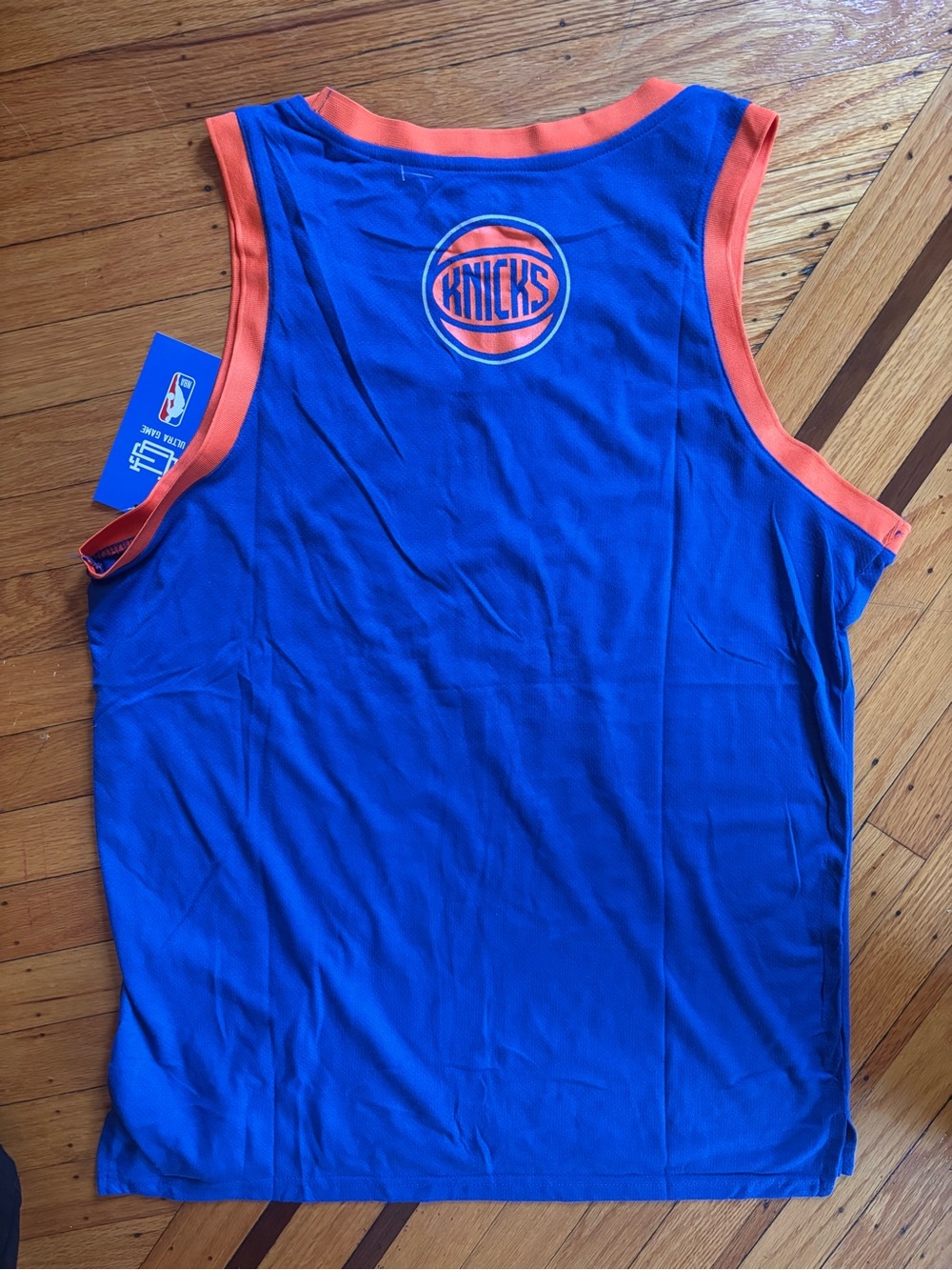 NBA New York Knicks Royal Blue & Orange Tank Top - Picture 2 of 2